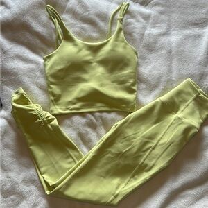 Lime Green Workout Set